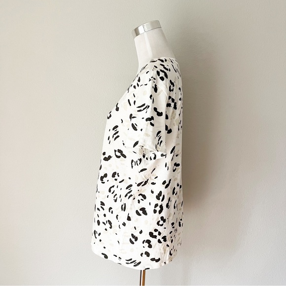 Eco Threads Organic Cotton Animal Print Top Size XL - Picture 3 of 5